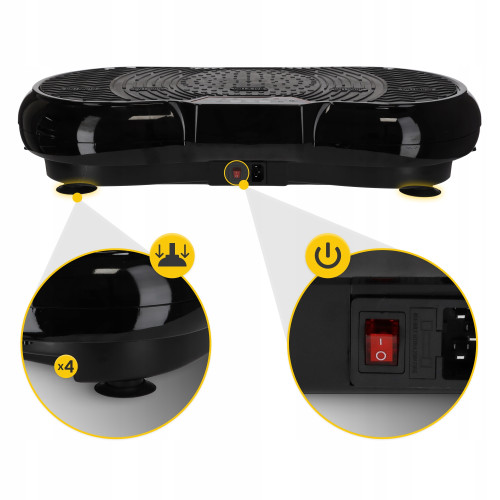 Вибрационная платформа  4FIZJO Pro+ Black - фото №9